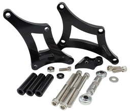 Aeroflow Performance Black Finish. Suit Torana V8 LH-LX-UC, driver side Low Mount Billet Alternator Bracket AF64-4035BLK Autofit
