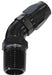 Aeroflow Performance Black Finish. Suits 100 & 450 Series Hose 45° Male NPT Full Flow Swivel Hose End 1/2" to -12AN AF528-12-08BLK Autofit