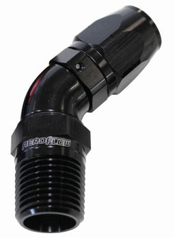 Aeroflow Performance Black Finish. Suits 100 & 450 Series Hose 45° Male NPT Full Flow Swivel Hose End 1/8" to -6AN AF528-06-02BLK Autofit