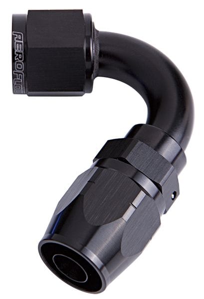 Aeroflow Performance Black Finish. Suits 100 & 450 Series Hose 500 Series Cutter Swivel 120° Hose End -6AN AF504-06BLK Autofit