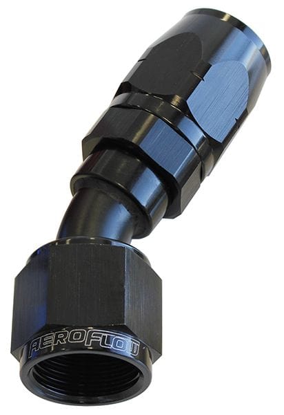 Aeroflow Performance Black Finish. Suits 100 & 450 Series Hose 500 Series Cutter Swivel 30° Hose End -12AN AF507-12BLK Autofit