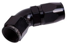 Aeroflow Performance Black Finish. Suits 100 & 450 Series Hose 550 Series Cutter One-Piece Full Flow Swivel 45° Hose End -20AN AF552-20BLK Autofit