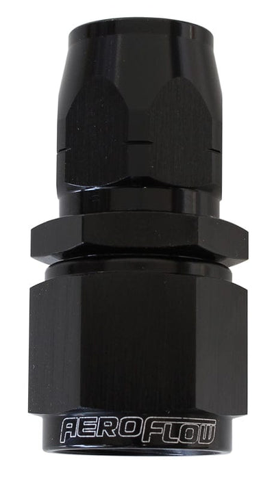 Aeroflow Performance Black Finish. Suits 100 & 450 Series Hose 550 Series Cutter Style One Piece Straight Stepped Hose End -10AN to -12 Hose AF Autofit