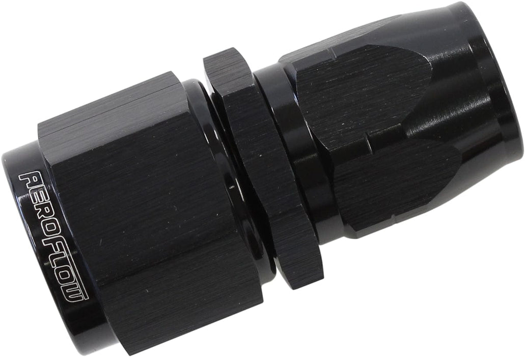 Aeroflow Performance Black Finish. Suits 100 & 450 Series Hose 550 Series Cutter Style One Piece Straight Stepped Hose End -8AN to -6 Hose AF50 Autofit