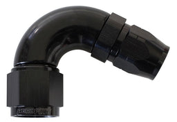 Aeroflow Performance Black Finish. Suits 100 & 450 Series Hose 550 Series Cutter Style One Piece Swivel 120° Stepped Hose End -10AN to -12 Hose Autofit