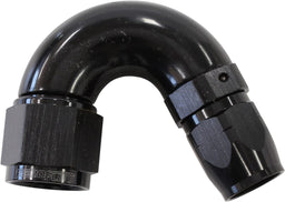Aeroflow Performance Black Finish. Suits 100 & 450 Series Hose 550 Series Cutter Style One Piece Swivel 150° Stepped Hose End -8AN to -6 Hose A Autofit