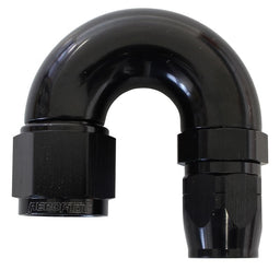 Aeroflow Performance Black Finish. Suits 100 & 450 Series Hose 550 Series Cutter Style One Piece Swivel 180° Stepped Hose End -10AN to -12 Hose Autofit