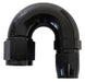 Aeroflow Performance Black Finish. Suits 100 & 450 Series Hose 550 Series Cutter Style One Piece Swivel 180° Stepped Hose End -10AN to -8 Hose Autofit