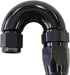 Aeroflow Performance Black Finish. Suits 100 & 450 Series Hose 550 Series Cutter Style One Piece Swivel 180° Stepped Hose End -6AN to -8 Hose A Autofit