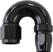 Aeroflow Performance Black Finish. Suits 100 & 450 Series Hose 550 Series Cutter Style One Piece Swivel 180° Stepped Hose End -8AN to -6 Hose A Autofit