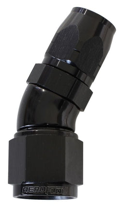 Aeroflow Performance Black Finish. Suits 100 & 450 Series Hose 550 Series Cutter Style One Piece Swivel 30° Stepped Hose End -6AN to -8 Hose AF Autofit