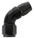 Aeroflow Performance Black Finish. Suits 100 & 450 Series Hose 550 Series Cutter Style One Piece Swivel 60° Stepped Hose End -10AN to -8 Hose A Autofit