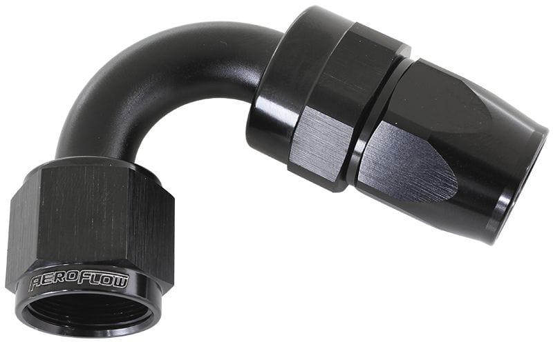 Aeroflow Performance Black Finish. Suits 200 & 250 Series Hose 200 Series PTFE 120° Hose End -6AN AF204-06DBLK Autofit