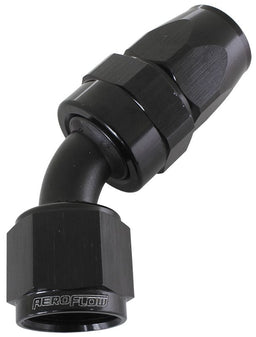 Aeroflow Performance Black Finish. Suits 200 & 250 Series Hose 200 Series PTFE 45° Hose End -20AN AF202-20DBLK Autofit