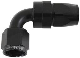 Aeroflow Performance Black Finish. Suits 200 & 250 Series Hose 200 Series PTFE 90° Hose End -10AN AF203-10DBLK Autofit