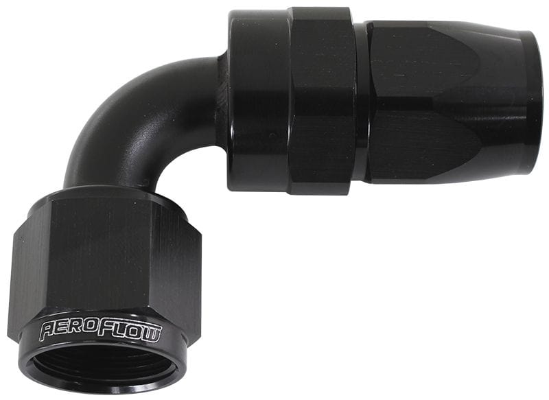 Aeroflow Performance Black Finish. Suits 200 & 250 Series Hose 200 Series PTFE 90° Hose End -20AN AF203-20DBLK Autofit