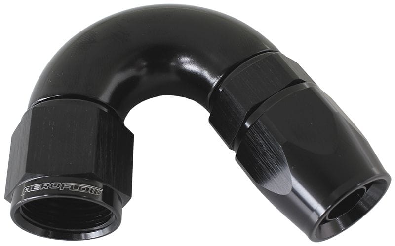 Aeroflow Performance Black Finish. Suits 200 & 250 Series Hose 570 Series PTFE 150° Hose End -8AN AF575-08DBLK Autofit
