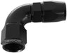 Aeroflow Performance Black Finish. Suits 200 & 250 Series Hose 570 Series PTFE 90° Hose End -8AN AF573-08DBLK Autofit