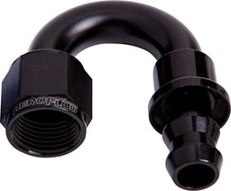 Aeroflow Performance Black Finish. Suits 400 & 500 Series Hose 400 Series Push Lock 180° Hose End -4AN AF406-04BLK Autofit