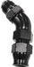 Aeroflow Performance Black Finish. Suits Aeroflow, Moroso & Russell Tubing 45° Tube to Male AN Adapter 5/16"to -6AN AF128-05BLK Autofit