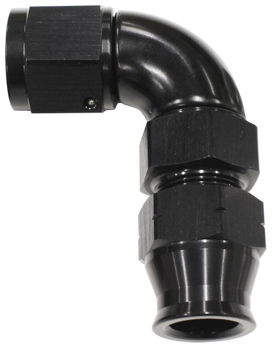 Aeroflow Performance Black Finish. Suits Aeroflow, Moroso & Russell Tubing 90° Tube to Female AN Adapter 5/8"to -12AN AF139-12BLK Autofit