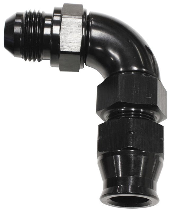 Aeroflow Performance Black Finish. Suits Aeroflow, Moroso & Russell Tubing 90° Tube to Male AN Adapter 3/4"to -18AN AF137-12BLK Autofit