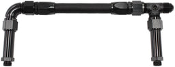 Aeroflow Performance Black Finish. Suits Barry Grant/Demon Dual Fuel Line Carburettor Inlet Rail Kit -8AN AF161-08BLK Autofit