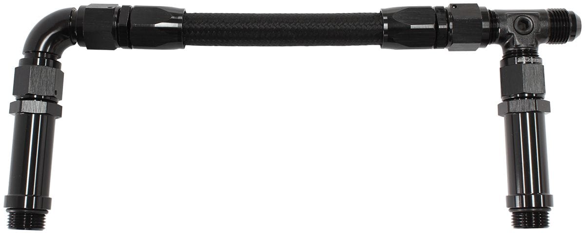 Aeroflow Performance Black Finish. Suits Holley Ultra HP Aluminium Series Fuel Line Carburettor Inlet Rail Kit -8AN Ultra HP AF165-08BLK Autofit