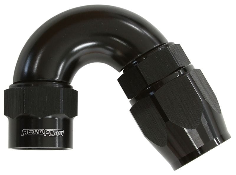 Aeroflow Performance Black Finish. Suits Kryptalon® Series Hose Kryptalon® Series Heavy Duty One Piece Swivel 150° Hose End -10AN AF7055-10 Autofit
