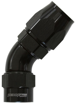 Aeroflow Performance Black Finish. Suits Kryptalon® Series Hose Kryptalon® Series Heavy Duty One Piece Swivel 45° Hose End -6AN AF7052-06 Autofit