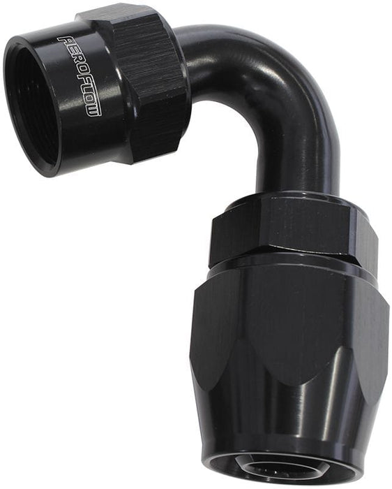 Aeroflow Performance Black Finish. Suits Kryptalon® Series Hose Kryptalon® Series Lightweight One Piece Swivel 120° Hose End -10AN AF7024-10 Autofit