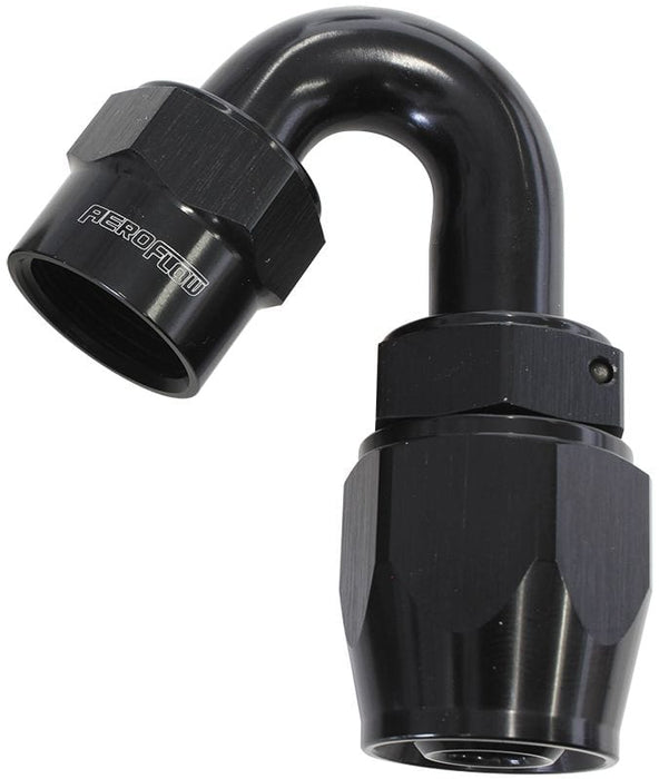 Aeroflow Performance Black Finish. Suits Kryptalon® Series Hose Kryptalon® Series Lightweight One Piece Swivel 150° Hose End -8AN AF7025-08 Autofit
