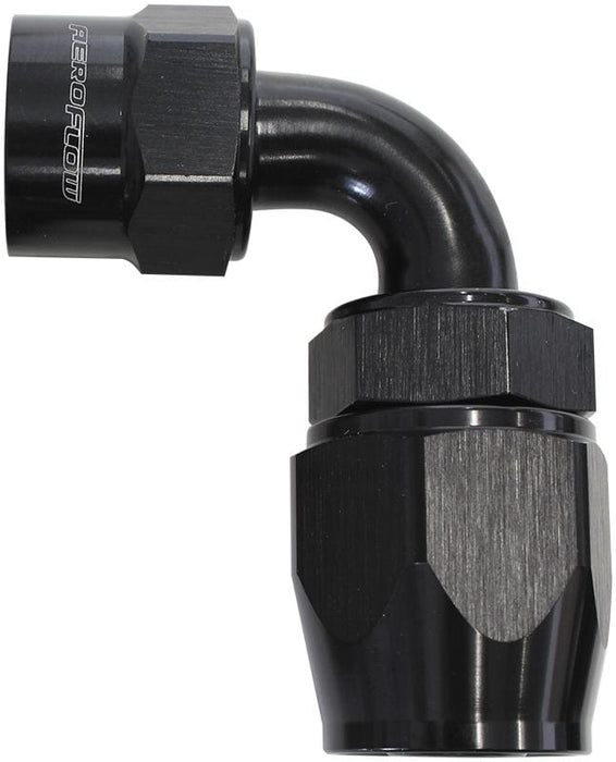 Aeroflow Performance Black Finish. Suits Kryptalon® Series Hose Kryptalon® Series Lightweight One Piece Swivel 90° Hose End -6AN AF7023-06 Autofit