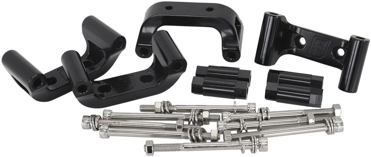 Aeroflow Performance Black Finish. This Kit Mounts 8 Coils. Billet LS2/LS3/LS7 Coil Relocation Kit AF64-4034BLK Autofit