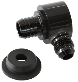 Aeroflow Performance Black Finish. Universal Billet Brake Booster Valve with -6AN AF350-00BLK Autofit