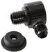 Aeroflow Performance Black Finish. Universal Billet Brake Booster Valve with -6AN AF350-00BLK Autofit