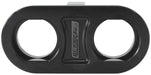 Aeroflow Performance Black Finish Universal Modular 2-Port Billet Bulkhead Plate AF88-2006BLK Autofit