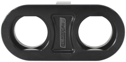 Aeroflow Performance Black Finish Universal Modular 2-Port Billet Bulkhead Plate AF88-2006BLK Autofit