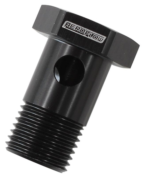 Aeroflow Performance Black Finish Use With -10AN Alloy Banjo Bolt M16 x 1.5 AF716-10BLK Autofit