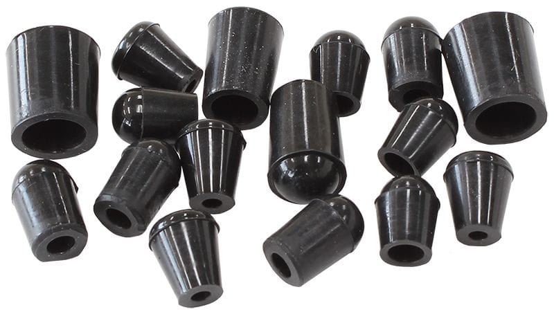 Aeroflow Performance Black Finish Vacuum Blank Off Plug Kit (16 piece) AF9291-016-01 Autofit