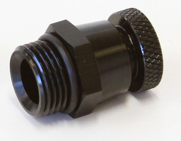 Aeroflow Performance Black Finish With 1/8" NPT Female Thread For Remote Draining Universal Drain Valve -10 ORB AF615-00BLK Autofit