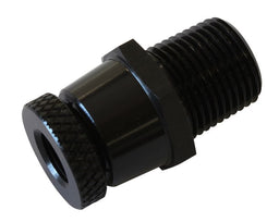 Aeroflow Performance Black Finish With 1/8" NPT Female Thread For Remote Draining Universal Drain Valve 3/8" NPT AF615-01BLK Autofit