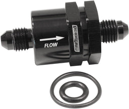 Aeroflow Performance Black Inline Check Valve -4AN AF612-04BLK Autofit