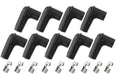 Aeroflow Performance Black, set of 9 Xpro Silicone 90° Spark Plug Boots & 90° Terminals AF4030-8850 Autofit
