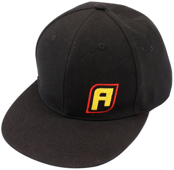 Aeroflow Performance Black with A Logo Aeroflow Snap Back Hat AF-CAPSNAP Autofit