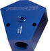 Aeroflow Performance Blue Finish. 1/2" NPT Inlet, 3/8" NPT Outlets Billet Y-Block with 1/8" NPT Port AF451-10-08 Autofit