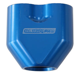 Aeroflow Performance Blue Finish. 2 x -8 ORB Ports, 1 x -10 ORB Port Billet 3 Port ORB U-Block AF455-10-08 Autofit