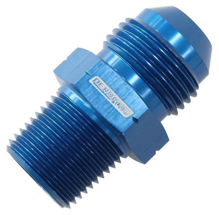 Aeroflow Performance Blue Finish 3/8" BSPT to -8AN Adapter AF757-08 Autofit