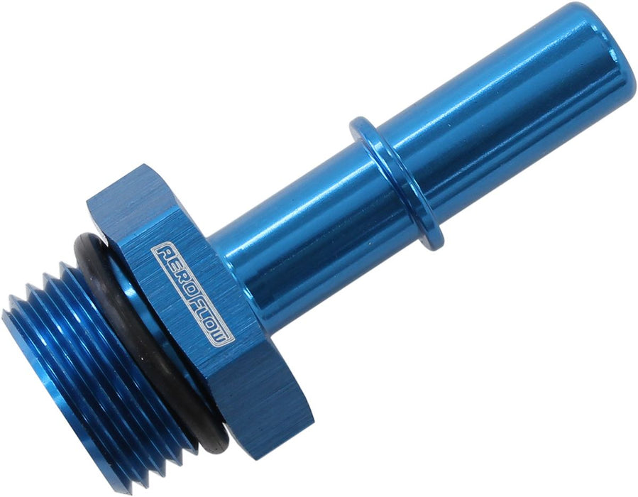 Aeroflow Performance Blue Finish 3/8" Push On EFI to -10 ORB Male Fitting AF811-10-06 Autofit