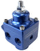 Aeroflow Performance Blue Finish. 4-12 psi. Rated to 1600 HP Billet 4-Port Carburettor Fuel Pressure Regulator -6 ORB AF66-2048 Autofit